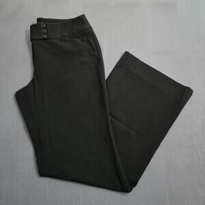 White House Black Market Pants Women 6R Black Legacy Flare Leg Trousers